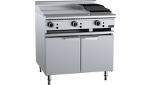 Verro Combination 600mm Grill Plate 300mm Char Broiler Cabinet Mounted VBT-GRP6-CBR3 CBM