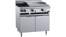 Verro Combination Two Open Burners 600mm Grill Plate Cabinet Mounted VBT-SB2-GRP6 CBM