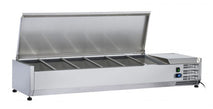 1200 Stainless Steel Lid Refrigerated Ingredient Well-Anvil