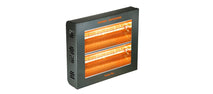 VARMATEC Double vertical waterproof Infrared impact Heater suited for wall and Ceiling Installation.
