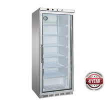 HF600G S/S Display Freezer with Glass Door
