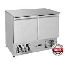 GNS900B Two Door Compact Workbench Fridge