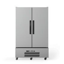 Quartz Star - Two Door Stainless Steel Upright Storage Refrigerator