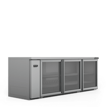 Boronia - Three Door Stainless Steel Remote Back Bar Counter Display Refrigerator
