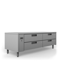 Jarrah - Four Drawer Remote Lowline Refigerator