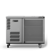 Glass Chiller - One Door Spring Loaded Glass Chiller - 500 x 500 baskets