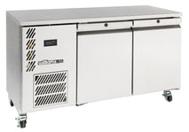 Opal - Two Door Stainless Steel Under Counter Storage Freezer