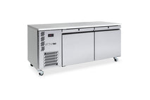 Emerald - Two Door Stainless Steel Under Counter Storage Refrigerator
