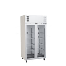 Ruby - Two Door White Colorbond Upright Display Refrigerator