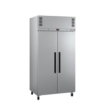 Ruby - Two Door Stainless Steel Upright Storage Refrigerator