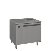 Emerald - One Door Stainless Steel Remote Under Counter Refrigerator With Blown Air Well