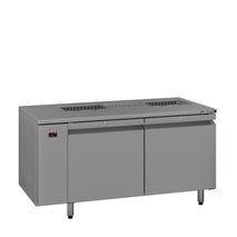 Emerald - Two Door Stainless Steel Remote Under Counter Refrigerator With Blown Air Well