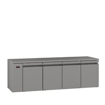 Opal - Four Door Stainless Steel Remote Under Counter Freezer