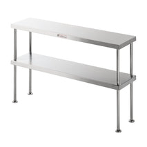 Simply Stainless Double Bench Over Shelf SS13