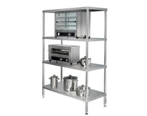 Simply Stainless Adjustable Stainless Steel 4 Tier Shelving SS17