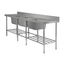 Simply Stainless Triple Bowl Sink Bench SS24