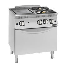 Giorik 700 Series 800mm wide Combination Solid Top and Gas Burner on Gas Oven
