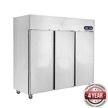 SUF1500 Three Door SS Upright Storage Freezer