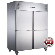 FED-X S/S Four Door Upright Fridge - XURC1200S2V