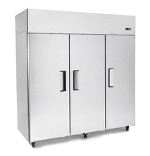 1390 Litre Upright Triple Stainless Steel Door Freezer